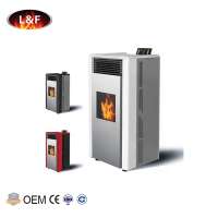 Environmental Clean Combustion Biomass Fuel Remote Control Pellet Stove With SAA Approval